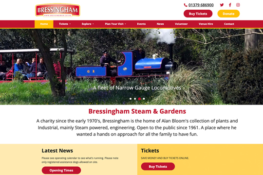 Bressingham Steam & Gardens