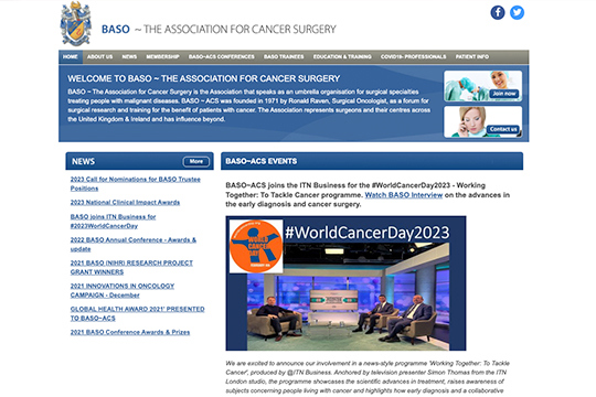 BASO ~ The Association for Cancer Surgery