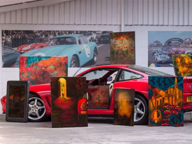 Anglia Car Auctions Website From 101 Supports Sale of Chris Rea Artwork