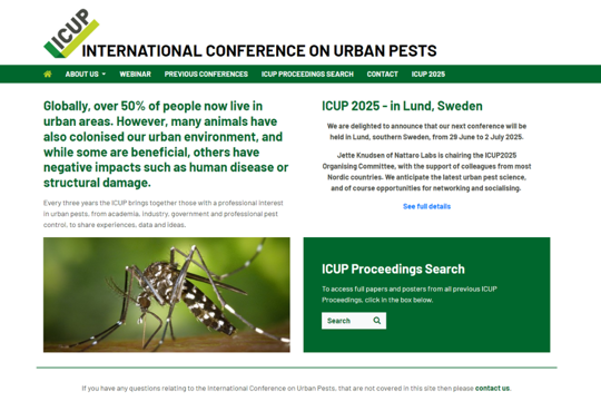 International Conference on Urban Pests ICUP